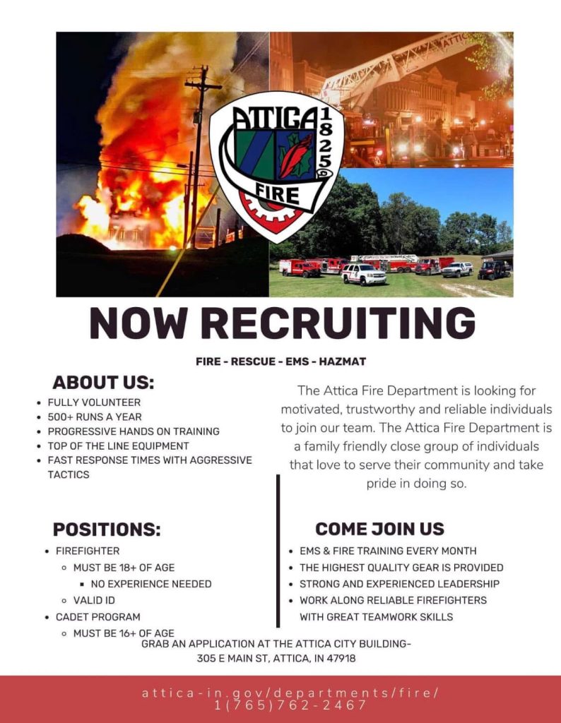 image attica fd recruiting
